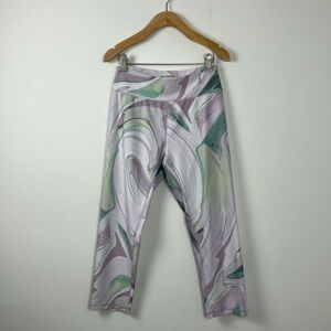 Women's Joe Fresh Active Abstract Print Leggings Size M